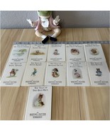 Set of 11 Beatrix Potter Books And Mr Fisher Frog Plush Eden Toys Vintage - $29.65
