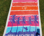 OP Ocean Pacific Towel Locals Beach Club Pool Swim 66&quot;x40&quot; Vintage Pink ... - $34.60