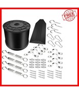 164ft Outdoor String Light Suspension Kit with 304 Stainless Steel Cable - $907.00 MXN