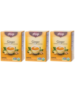 3x Yogi Organic Ginger Tea Bags 16 ct each / 1.12 oz - $27.06 CAD