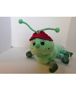 Lotsa Lotsa Legs Caterpillar Plush Toy 1999 Commonwealth 10&quot; Green 8 Legs - £15.48 GBP