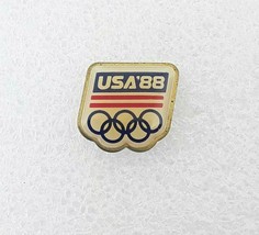 1988 Team USA Olympic Games Lapel Hat Pin - £5.49 GBP