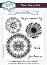 Creative Expressions Clear Stamp Set, Circle Teabag - £10.35 GBP