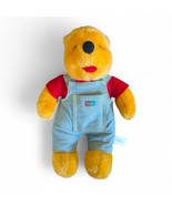 Winnie The Pooh Hidden Storybook Plush 12&quot; With Denim Overalls - $326.52 MXN