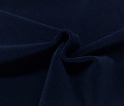 Beacon Hill Wool Velvet Royal Midnight 100% Wool Fabric Rem 21&quot; Long X 55&quot;W - £19.97 GBP