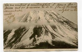 The Crest of Mt Fuji Postcard Japan 1907  - $11.88