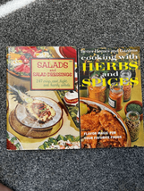 Better HOMES/GARDENS Cookbook-Salads &amp; Spices-1957&amp;1967-MCM Paperback Vintage - £8.13 GBP