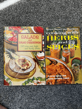 BETTER HOMES/GARDENS Cookbook-Salads &amp; Spices-1957&amp;1967-MCM Paperback Vi... - £8.02 GBP