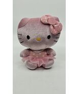 TY Hello Kitty Sanrio 2014 6&quot;  Ballerina Dress Tutu Pink Bow - €6,85 EUR