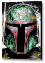 Framed Star Wars Boba Fett Helmet Magical 9X11 Art Print Limited Edition w/COA - £14.95 GBP