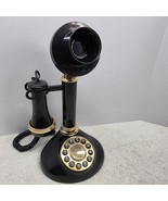 Vintage TeleConcepts Speak Easy Phone Black Candlestick Style Push Buttons - $39.59