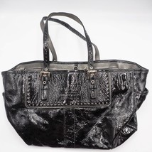 Coach Patent Leather Tote Bag Shiny Black G04Q-1433 - £76.37 GBP