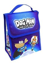 MerryMakers Dog Man and Cat Kid Insulated Lunch Bag 10-Inch - £15.97 GBP