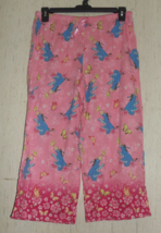 Nwt Womens Disney Eeyore Floral W/ Butterfly Print Pajama / Lounge Capri Size M - £18.58 GBP
