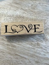 Great Impressions E368 Love Heart Rubber Craft Stamp - £9.50 GBP