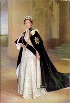H.M. Queen Elizabeth II from Portrait Sir William Hutchinson Postcard Z9 - £7.02 GBP