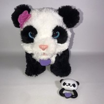 FurReal Friends My Baby Panda Pom Pom Panda Bear w Rattle Walks & Sound WORKS - $29.99