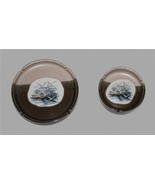 2 VTG Otigiri Seagulls Sailboats Buildings Matte Shiny Stoneware Ashtray... - $29.99