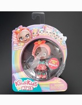 Kindi Kids Minis Summer Peaches Doll 3.5&quot; Poseable Bobble Head Figurine Glittery - £7.06 GBP