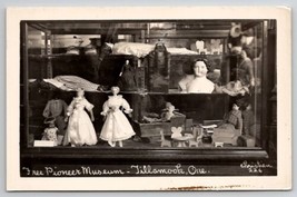 Tillamook OR Antique China Dolls Exhibit Pioneer Museum RPPC Photo Postcard L24 - £11.81 GBP