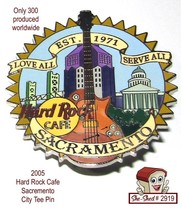 Hard Rock Cafe 2005 Pin Sacremento City Tee Trading Pin - £15.58 GBP