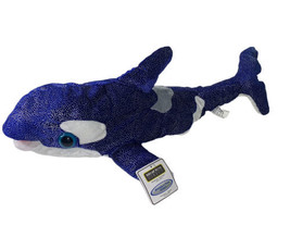 Ideal Toys 21” Blue Silver Speckled Killer Whale NWT - £13.93 GBP