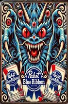 Pabst Blue Ribbon Beer Retro Vintage Sign 8x12 inches  Mancave Garage z - $452.20 MXN