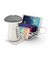 FIELUX 5 Port USB Charging Station with Mushroom Led Light - $55.99