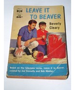 Leave It To Beaver Paperback Book Vintage 1960 By Beverly Cleary 1st Pri... - $20.69 CAD