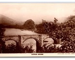 RPPC Carrog Bridge Carrog Wales UNP Postcard P28 - $8.86