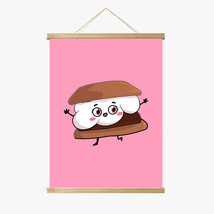 Summer the S&#39;more Magnetic Wood Frame Hanger by Dancing Littles Jungle - $39.99