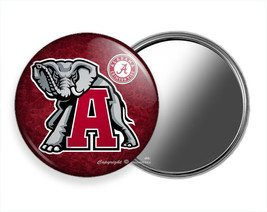 Alabama Crimson Tide Elephant Football Team Purse Pocket Hand Mirror Gift Idea - £11.41 GBP+