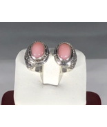 Bali Legacy Collection Peruvian Pink Opal &quot;Open&quot; Ring set in Sterling Si... - £54.28 GBP