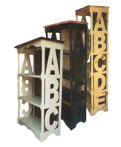 Abc Alphabet Bookcase - Amish Handcrafted Childrens Furniture - £327.71 GBP+