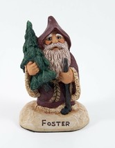Gnome Foster Figurine With Christmas Tree The Herold Collection 4.7&quot; Makers Mark - £8.78 GBP