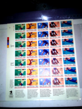 US Stamps/Postage/Sheets Sc #2637-2641 Summer Olympics F-VF OG FV $10.15 - £7.56 GBP