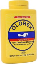 Olorex classic TALC Foot Deodorant Powder 7.05 oz - $66.89 MXN