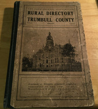 Farm Journal Illustrated Rural Directory of Trumbull County Ohio 1915-1920 - $46.74
