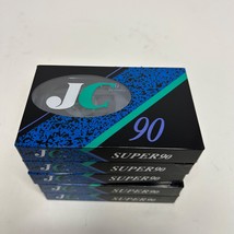 Lot Of 5 JC Super 90 Crystal Sound Blank Cassette Tapes New Sealed - $14.13