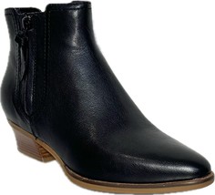 COLE HAAN Hadlyn Women&#39;s Black Leather Zip Boots, W16417 - £110.08 GBP