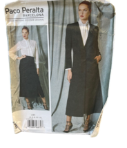 Vogue Sewing Pattern 1527 PACO PERALTA BARCELONA Skirt Jacket Blouse Siz... - $19.26