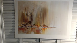 SUDDENLY OCTOBER PRINT BY LES LAMBSON - $65.00