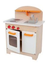 Hape Gourmet Kitchen Kid&#39;s Wooden Play Kitchen in Orange - £79.89 GBP