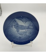 1975 Royal Copenhagen Christmas Plate “Winter At The Old Water Mill”Blue - $283.73 MXN