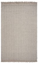 HomeRoots 350147 7 ft. 9 in. x 9 ft. 9 in. Wool Oatmeal Area Rug - £501.28 GBP