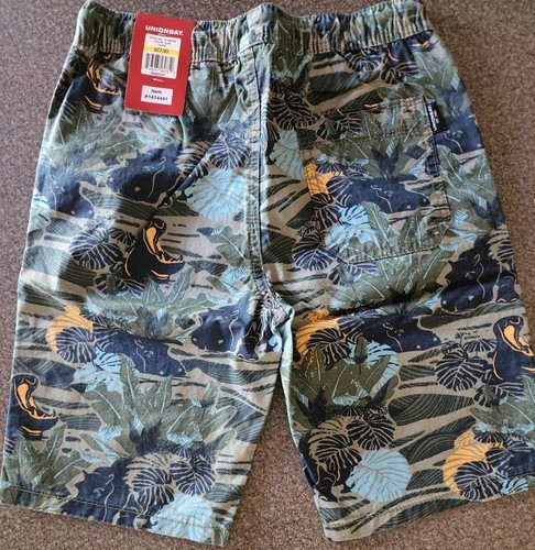 Union Bay ~ Boy's Size 7/8 ~ Jungle ~ Elastic Waist ~ Cotton Shorts ~ 8" Inseam Item image 6