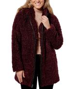 Isaac Mizrahi Regular Size 12 Women&#39;s Curly Faux Fur Hooded Coat Jacket ... - $53.14 CAD