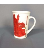 Starbucks Coffee Cup Tea Mug Water Color Collectors Edition 2014 Red Sta... - £11.98 GBP