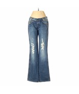 DIESEL &quot;Looppy Special&quot; Womens Medium Wash Distressed Flare Denim Jeans ... - £71.16 GBP