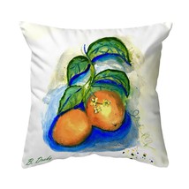 Betsy Drake Two Oranges Large Noncorded Pillow 18x18 - £31.64 GBP